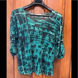 A beautiful hand-printed ZOZO top